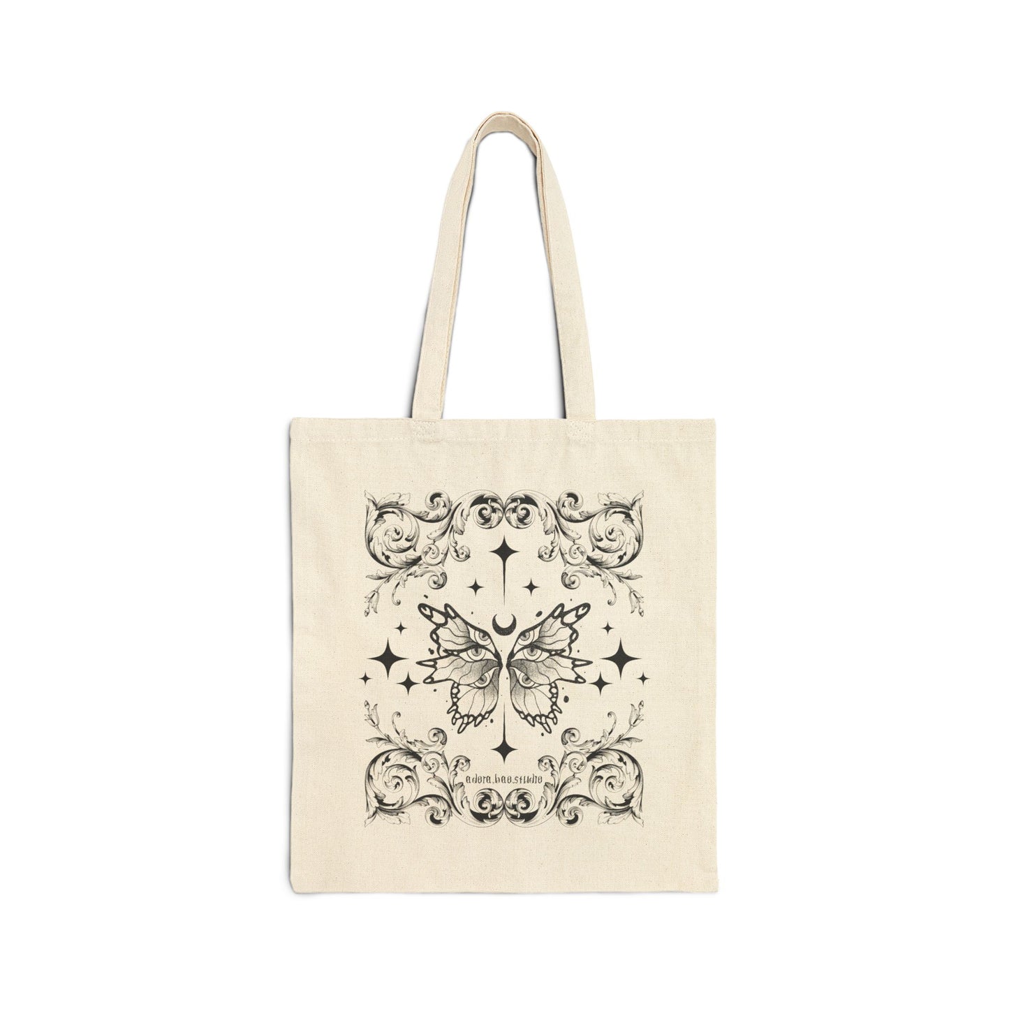 Fantastical Butterfly Spread - Cotton Canvas Tote Bag – Eco-Friendly