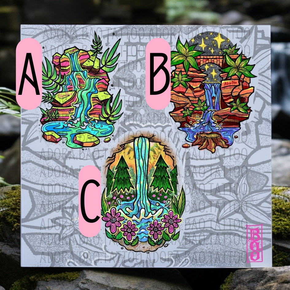 Scenic Falls Flash Sheet