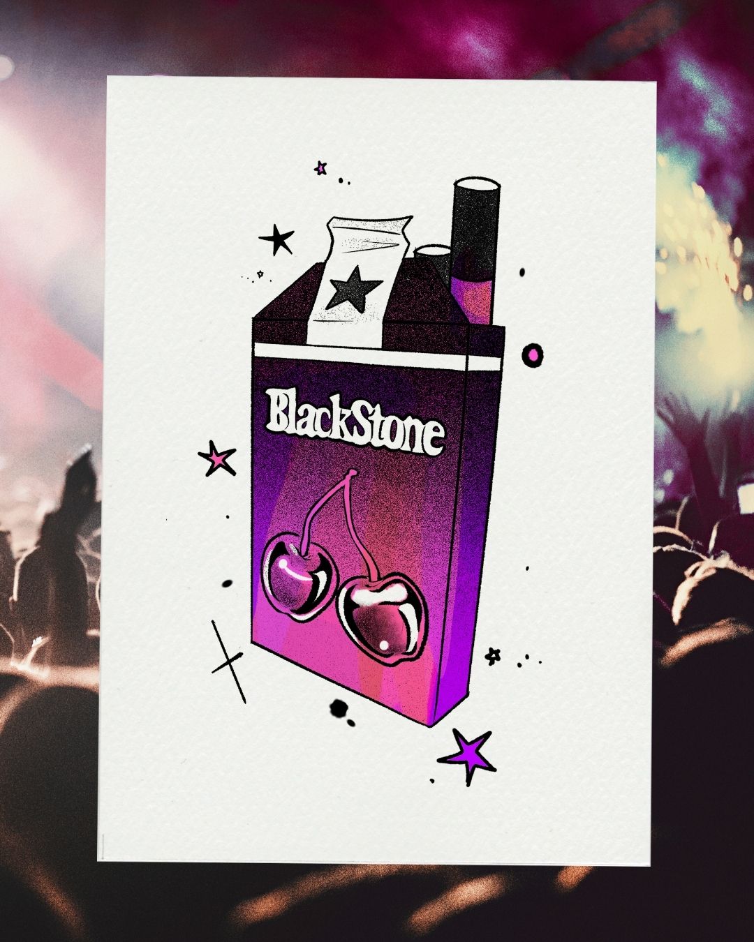 blast cherry cigarettes nana NANA Fan Tat
