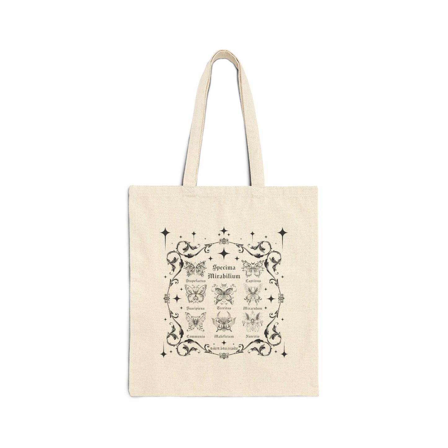 Fantastical Butterfly Spread - Cotton Canvas Tote Bag – Eco-Friendly