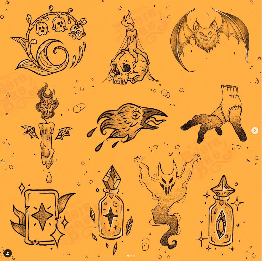 2023 Halloween Smol Flash Sheet