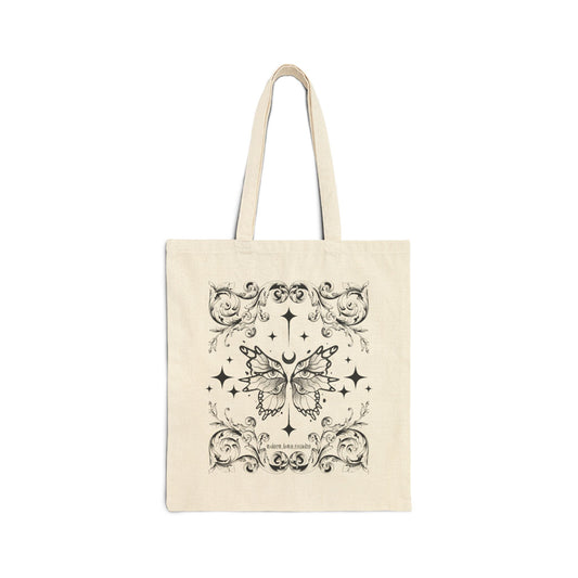 Fantastical Butterfly Spread - Cotton Canvas Tote Bag – Eco-Friendly