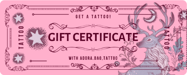 2025 Holiday Tattoo Gift Card + Bonus Credit