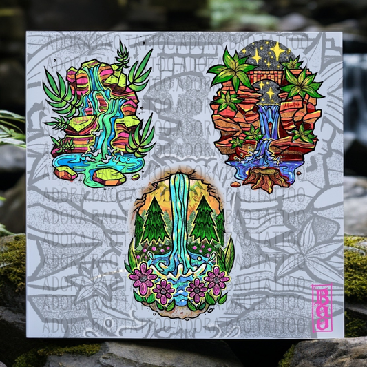 Scenic Falls Flash Sheet