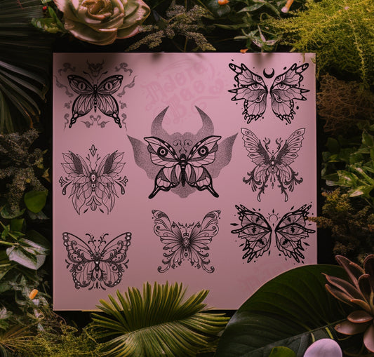 Curious Butterfly Flash Sheet