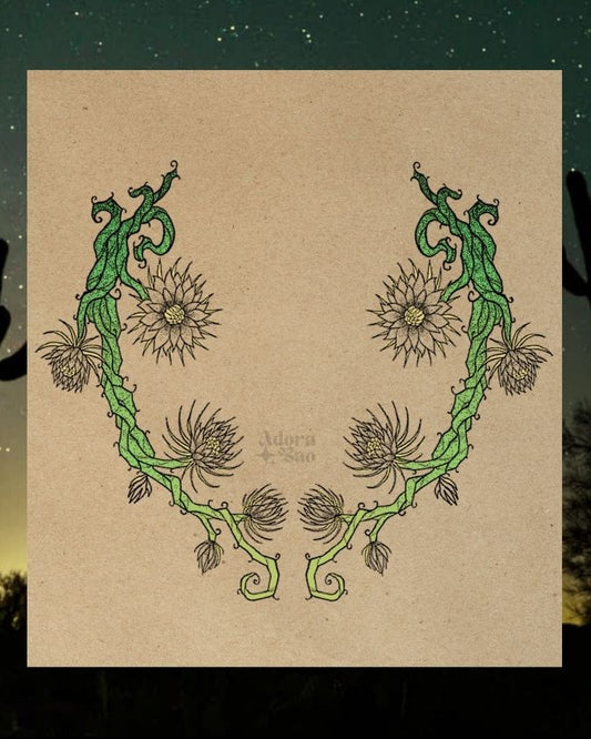 Cereus Vine Botanical Vine Wrap