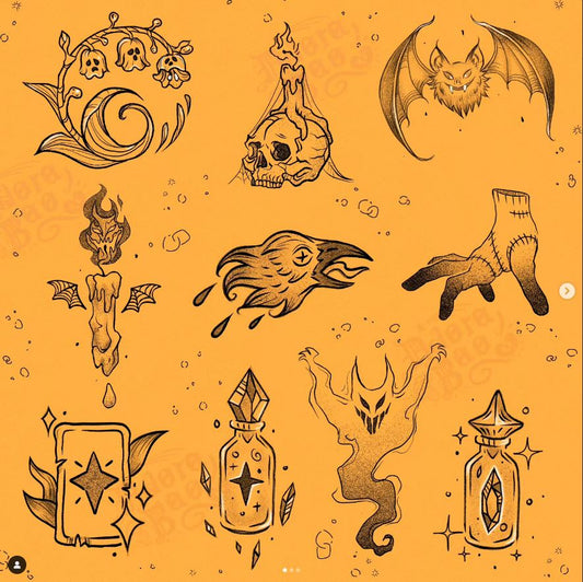 2023 Halloween Smol Flash Sheet